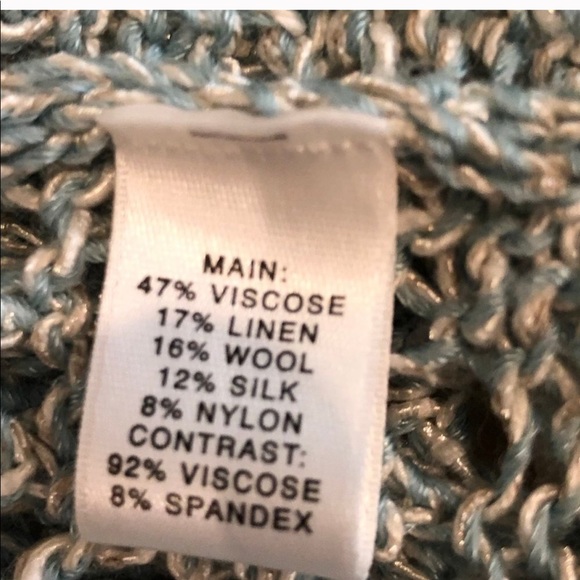 St. John Crocheted Draped Sweater, Size La… - Picture 7 of 8